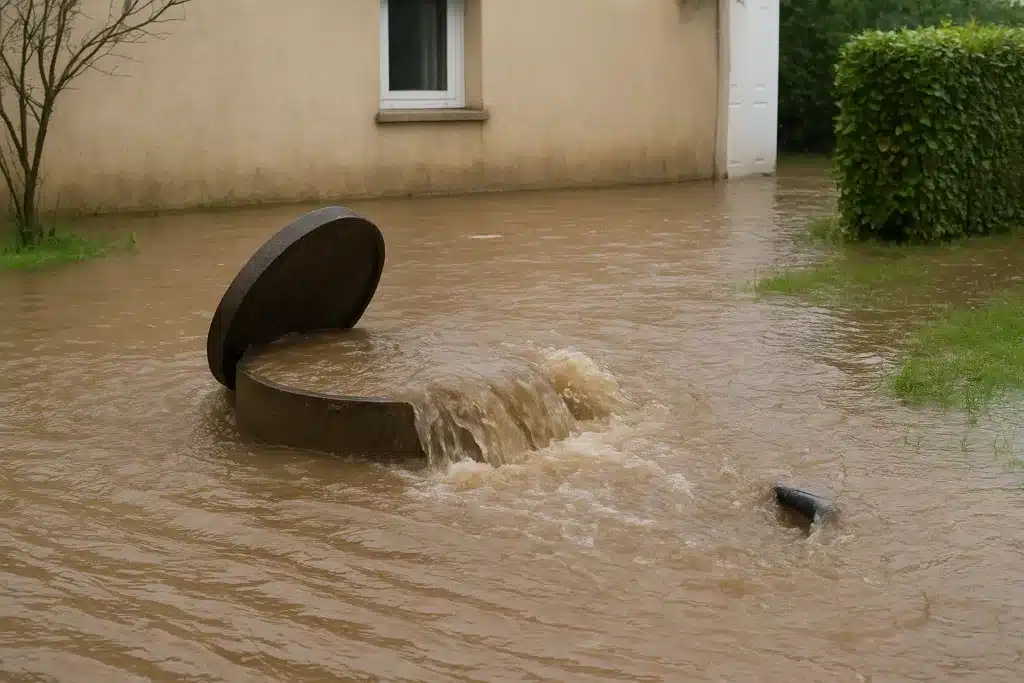 inondation par refoulement des réseaux sanitaires