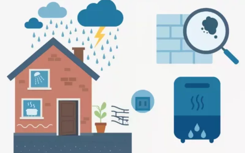 Humidité dans nos habitations image représentative